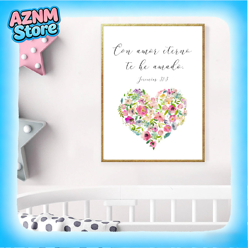 2026 Spanish Bible Verse Love  - Baby Nursery In Spanish 评论和价格